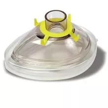 005455 ICU Medical Mask Prm Soft Plus Small Adultyellow Hook Ring, Valve 30/Ca