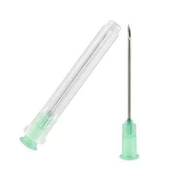 22 Gauge x 1" Monoject Soft Pack Hypodermic Needles with Polypropylene hub, 100/Box