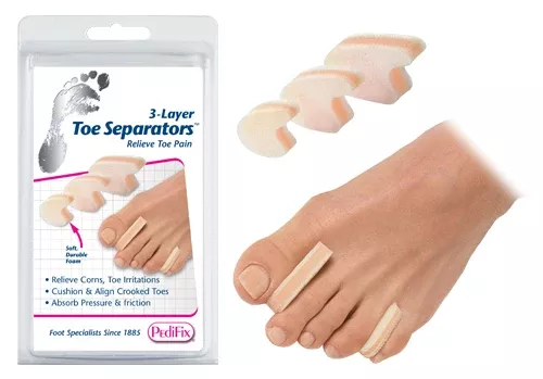 3-Layer Toe Separators MediumPk/6