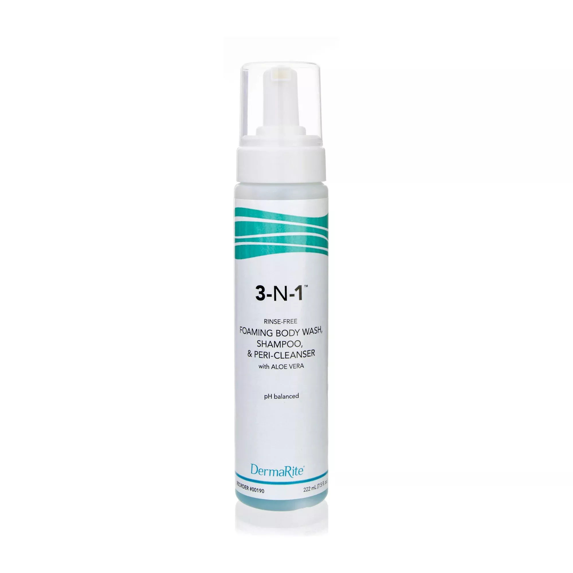3-N-1™ Scented Cleansing Foam Body Wash, 7.5 oz. Pump Bottle, 1 Each