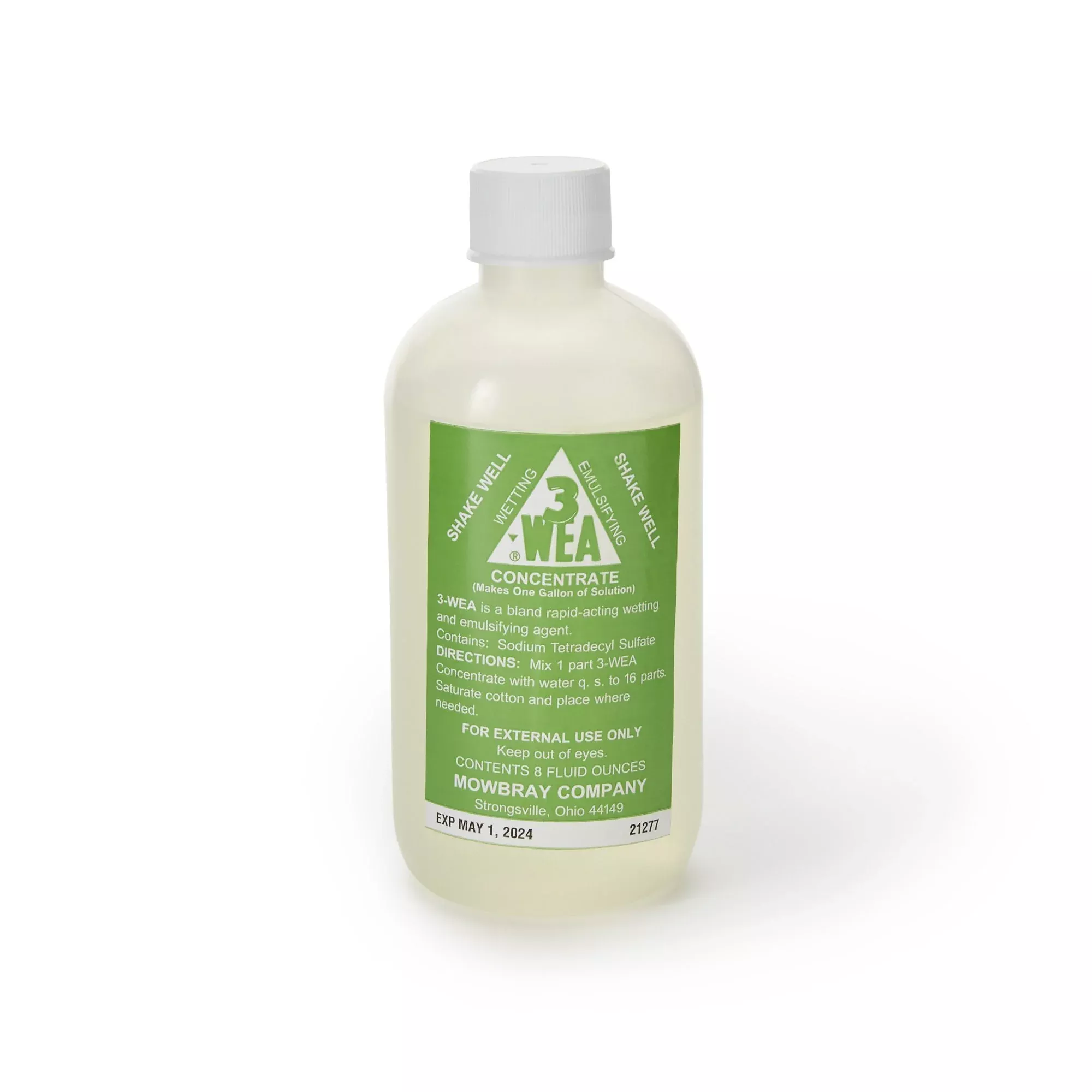 3-WEA Antiseptic, 8 oz. Bottle, 1 Each