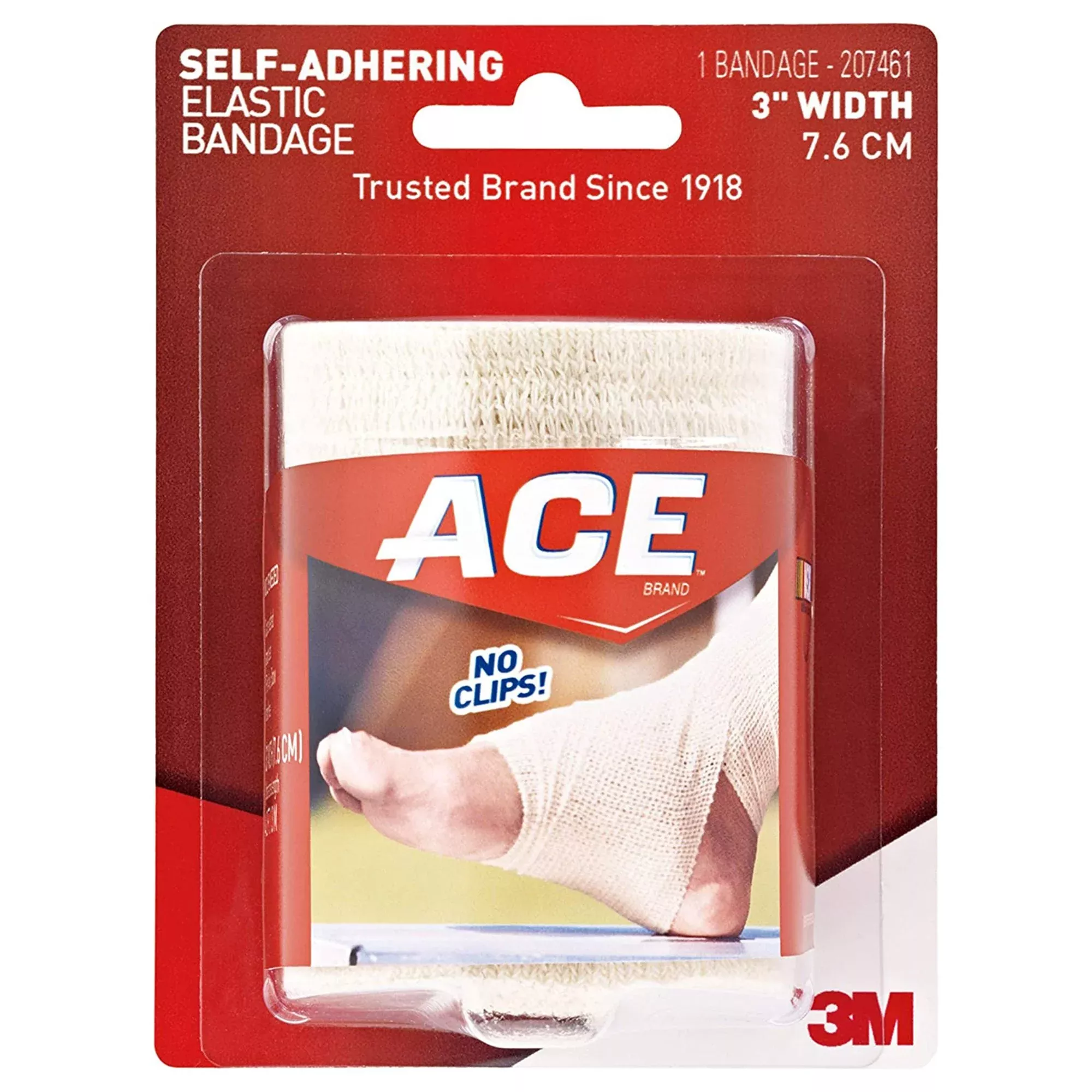 3M™ Ace™ Self-adherent Closure Elastic Bandage, 3-Inch Width, 1 Box of 3