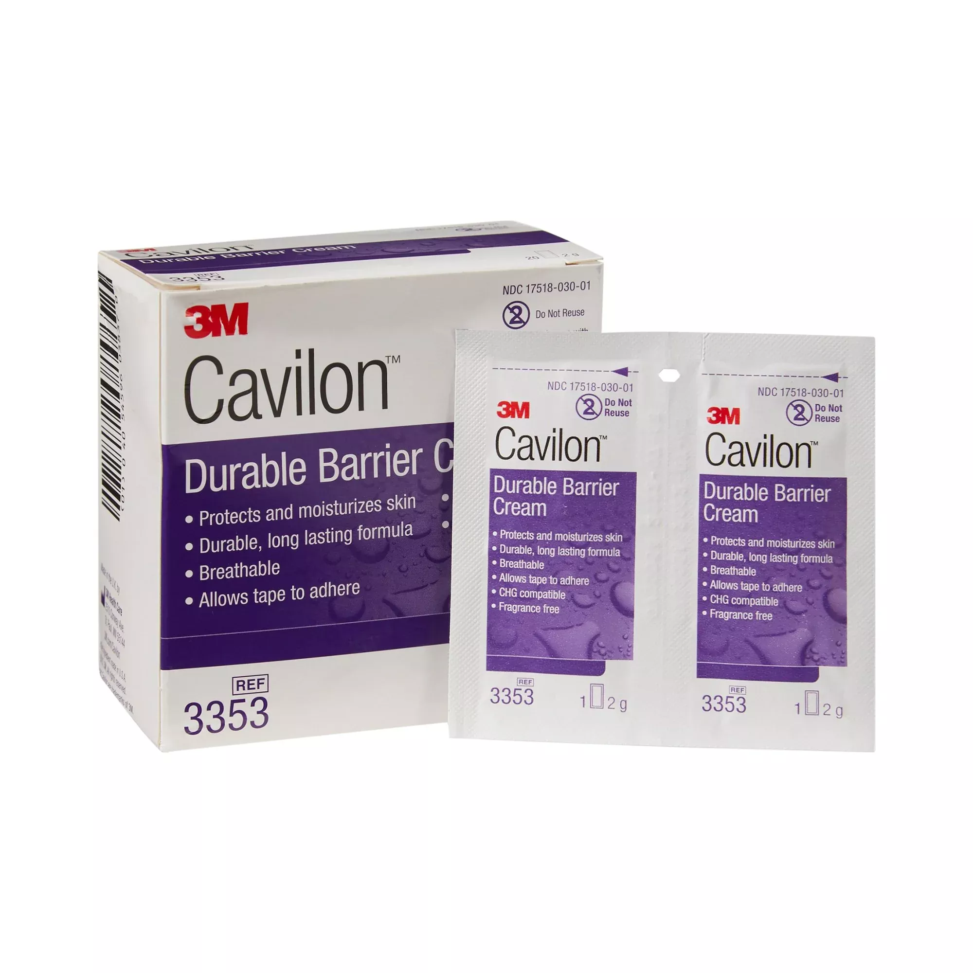3M Cavilon Skin Protectant, Unscented Cream, 1 Each