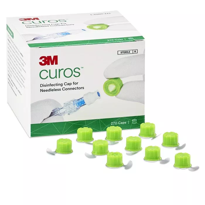 3M Curos IV Needleless Connector Disinfecting Caps 270/Box