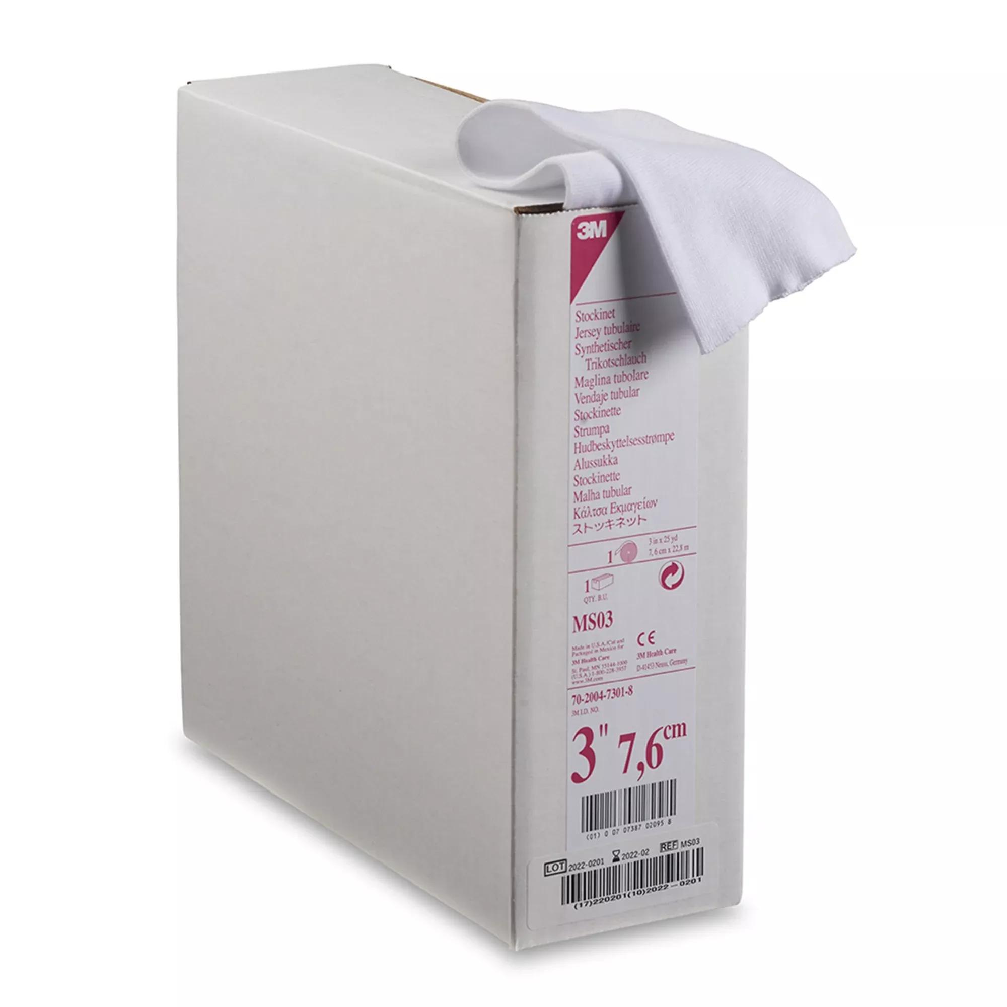 3M™ Synthetic Cast Stockinette, 3 Inch x 25 Yard, 1 Case