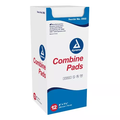 ABD Combine Pad Sterile 8 x7.512/Bx