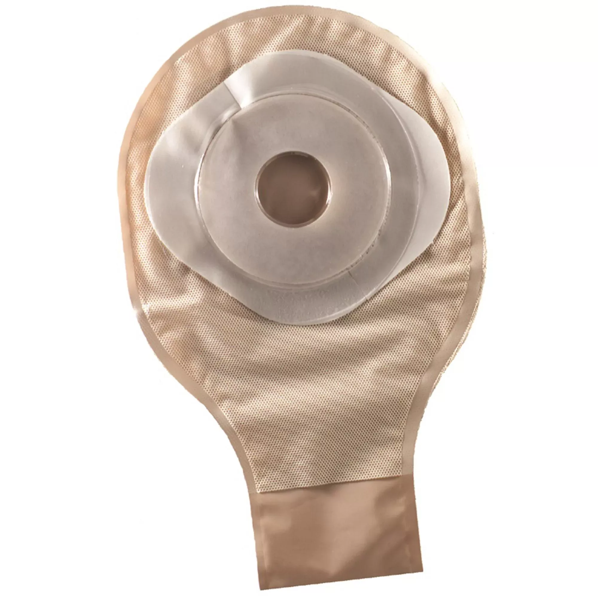ActiveLife One-Piece Drainable Opaque Colostomy Pouch, 10 Inch Length, 1½ Inch Stoma, 1 Box of 10