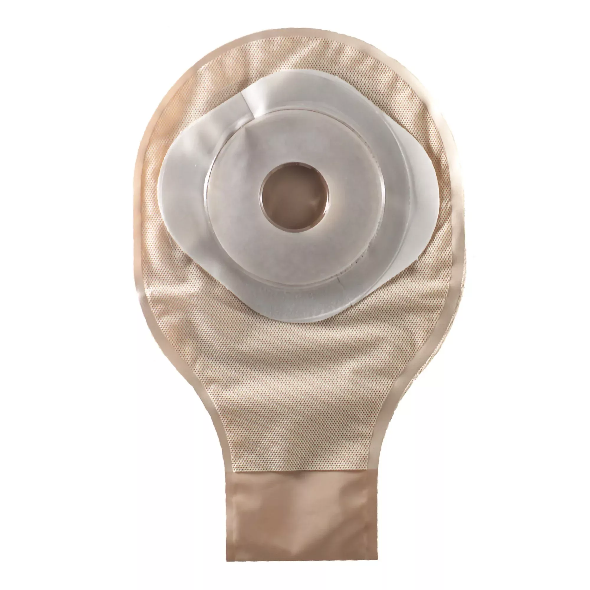 ActiveLife One-Piece Drainable Opaque Colostomy Pouch, 10 Inch Length, 3/4 Inch Stoma, 1 Box of 10