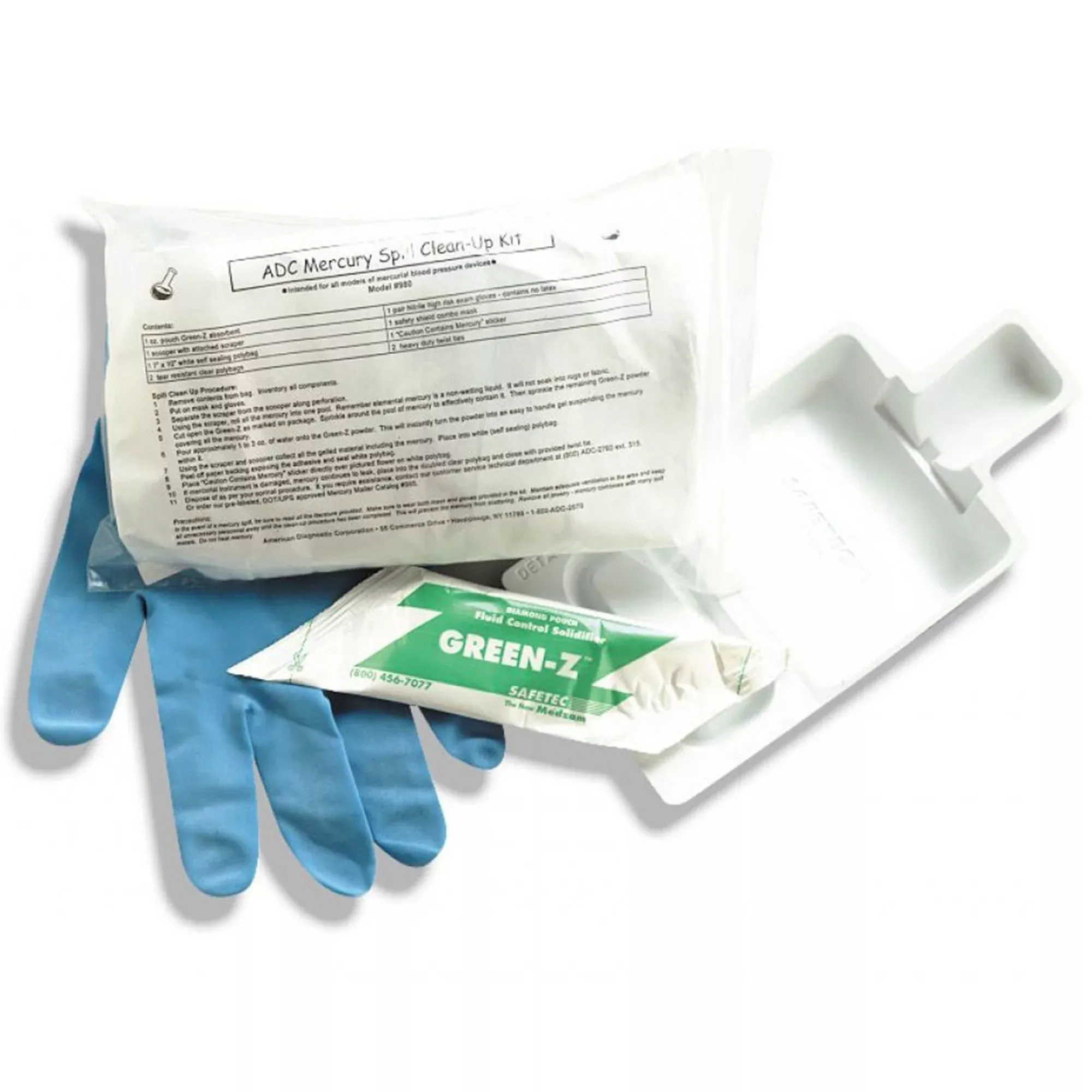 ADC Mercury Spill Kit, 1 Each