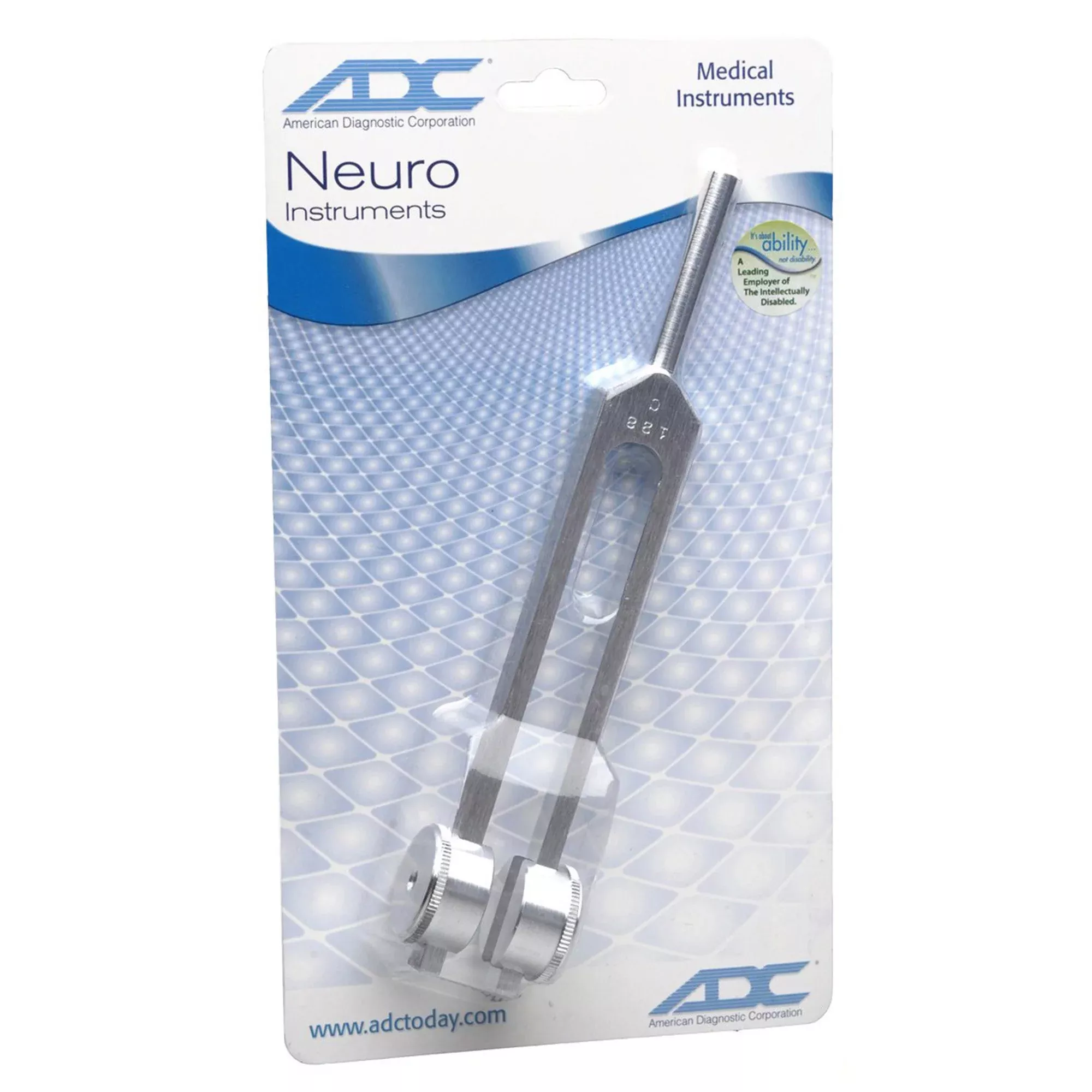 ADC Tuning Fork with Fixed Weight, 1 Each