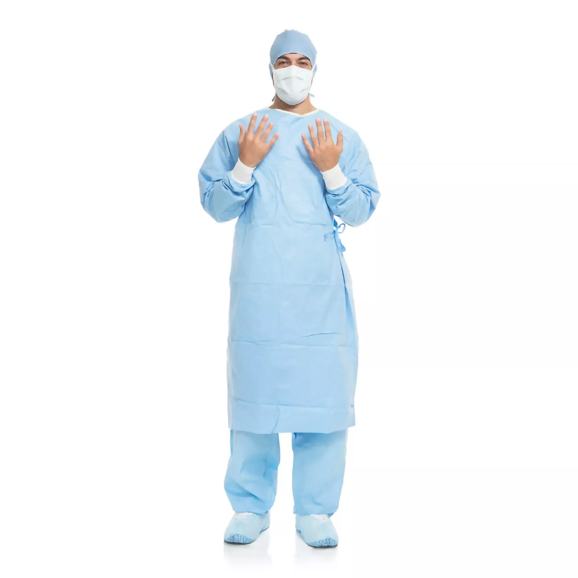 AERO BLUE Surgical Gown with Towel, 1 Case of 30