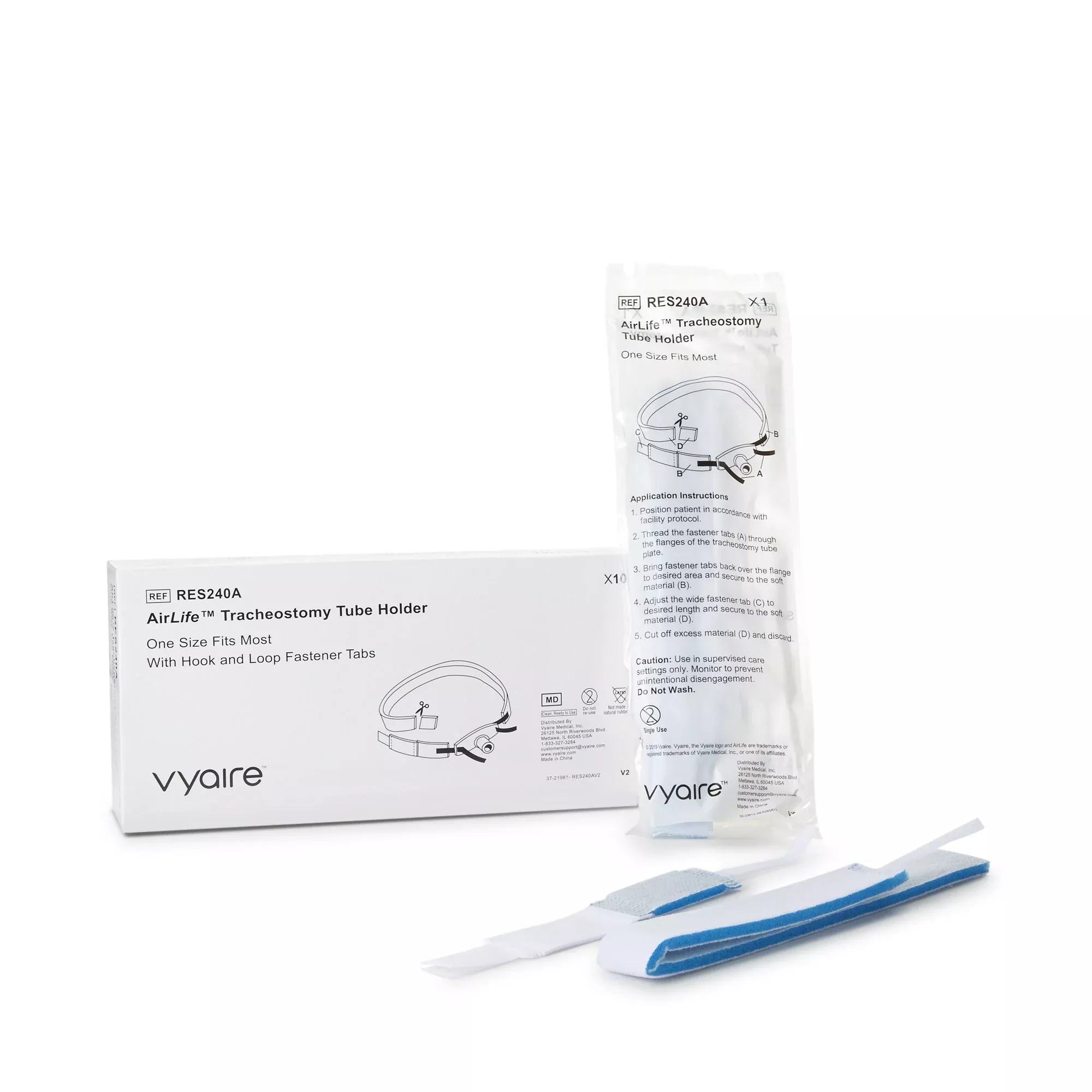 AirLife Tracheostomy Tube Holder, 1 Each