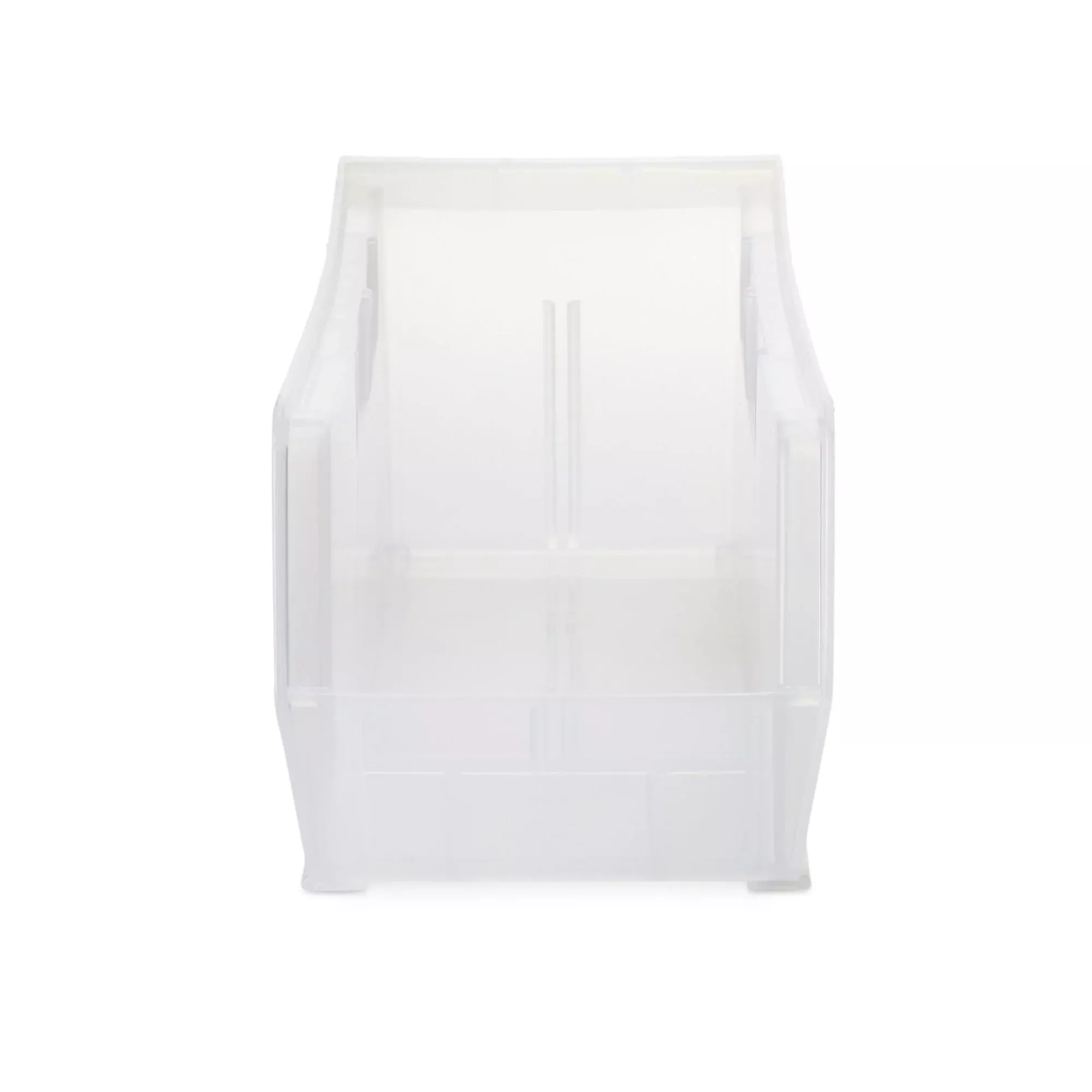 AkroBins Clear Storage Shelf Bin, 1 Carton of 12