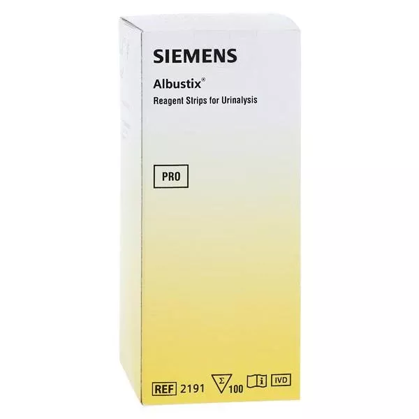 Albustix Protein Urine Reagent Strips 2191 For Urinalysis Testing, 100 Count