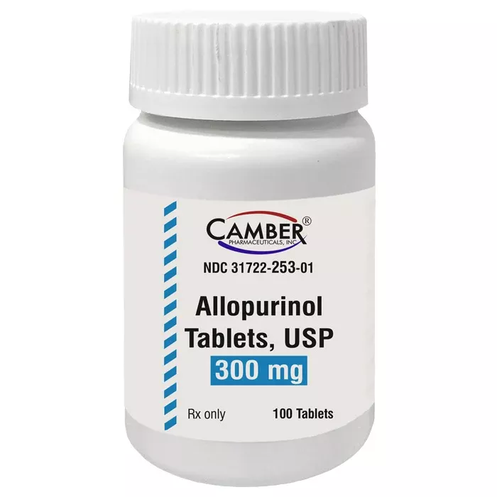 Allopurinol Tablets 300 mg by Camber Pharma 100 Count (RX)