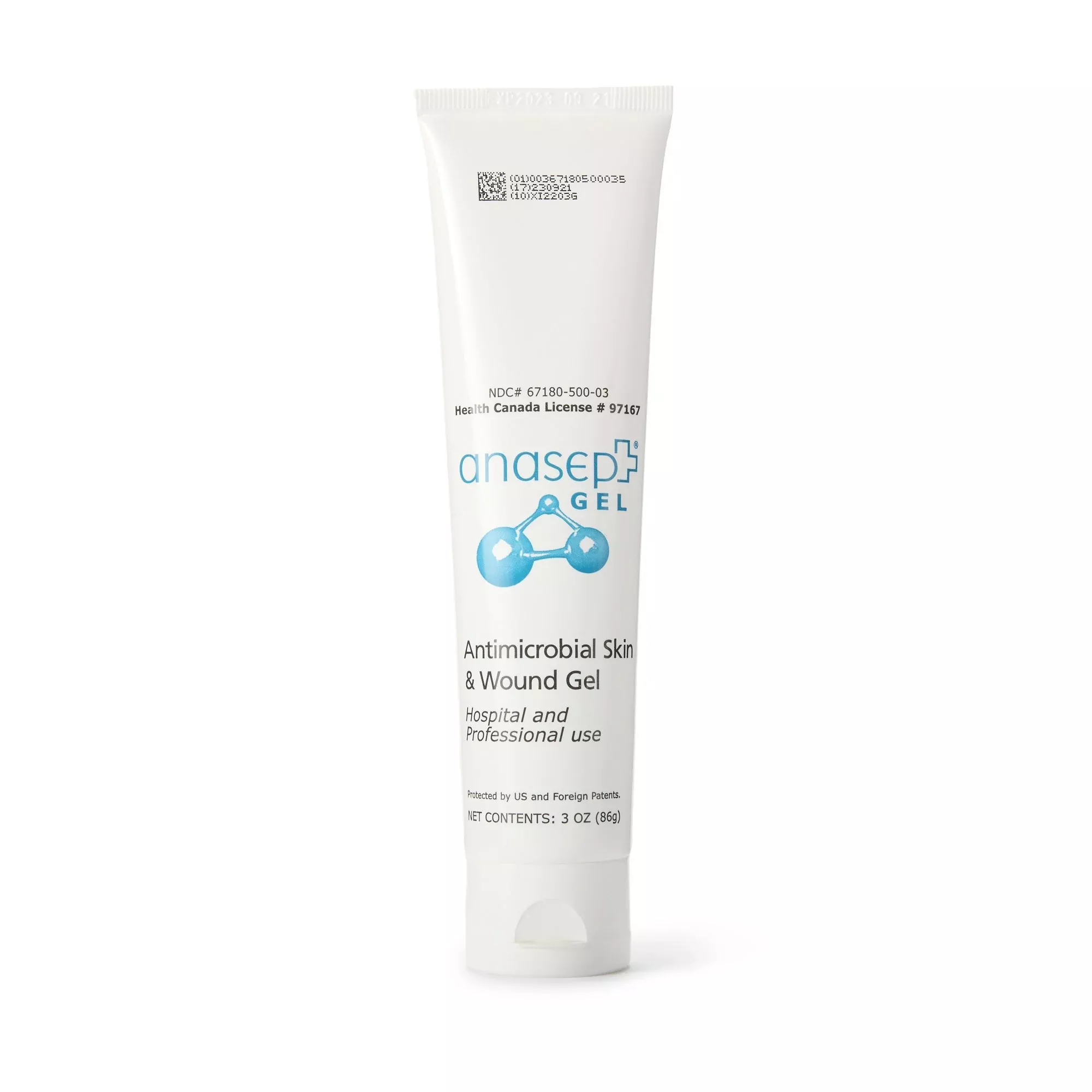 Anasept Antimicrobial Wound Gel, 3-ounce Tube, 1 Each
