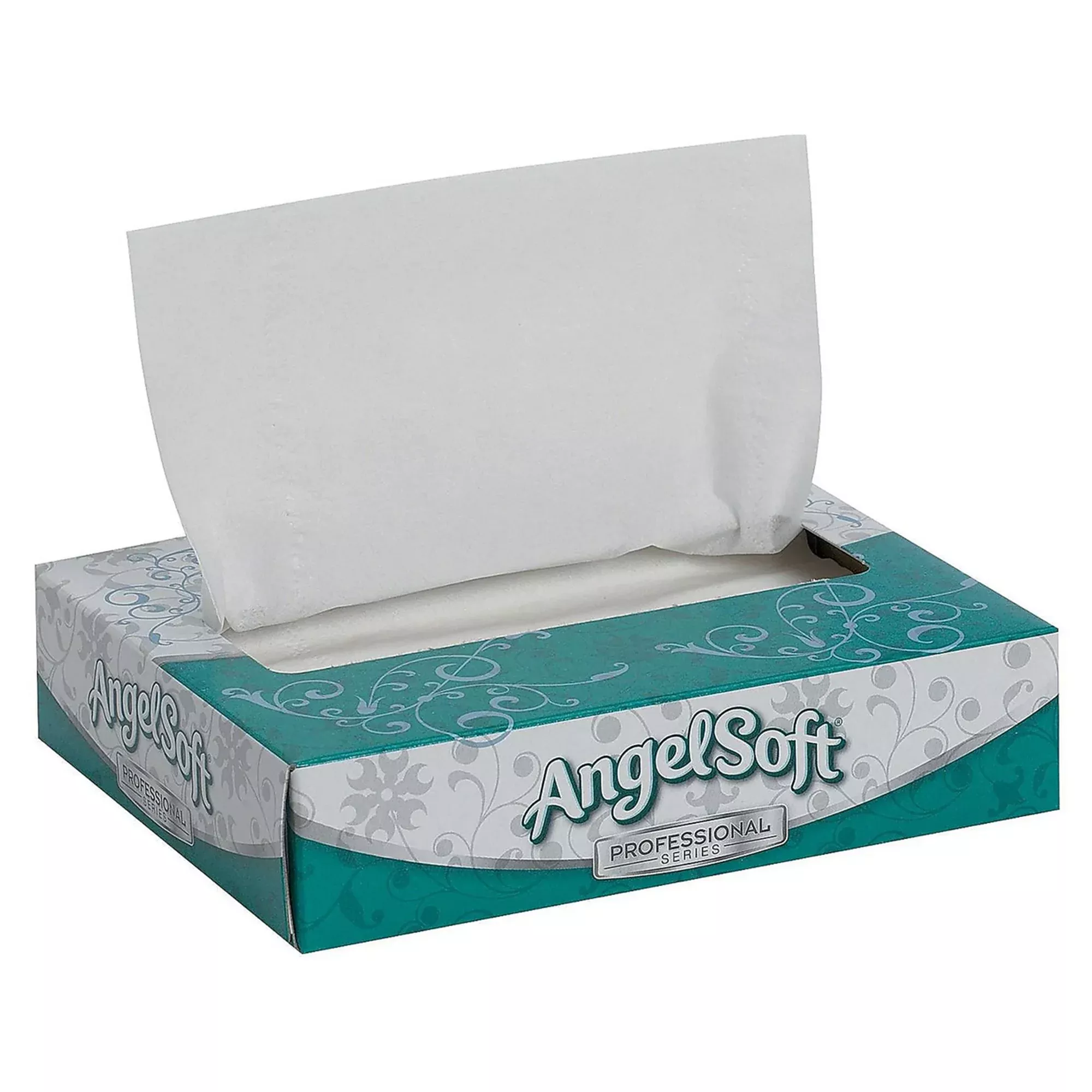 Angel Soft Professional Series Facial Tissue, 100 ct., 1 Case of 3000