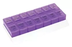 Apex-Carex AM / PM Pill Tray, 1 Each