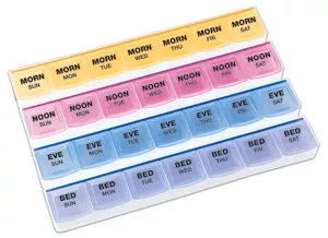 Apex MediPlanner Pill Organizer, 1 Each