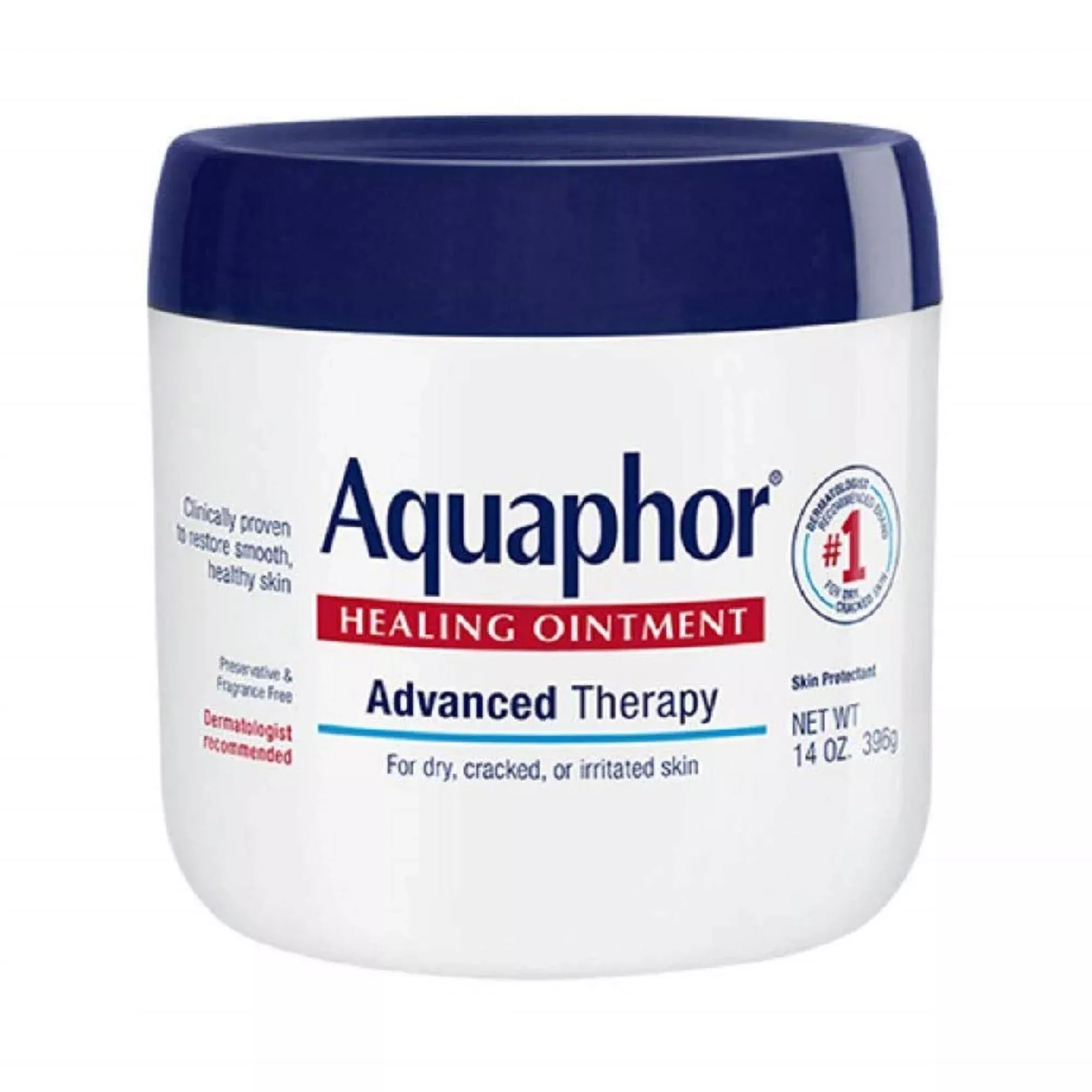 Aquaphor Advanced Therapy Healing Moisturizer Ointment, 14 oz. Jar, 1 Each