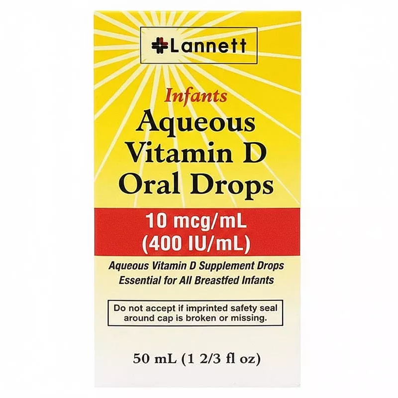 Aqueous Vitamin D Infant Oral Drops 50 mL by Lannett