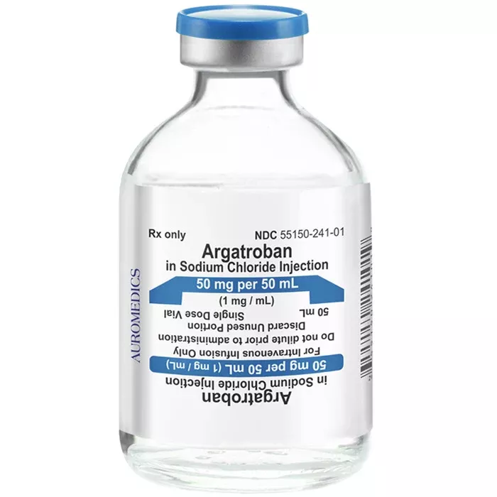 Argatroban in Sodium Chloride Injection 50 mg/50 mL (RX)