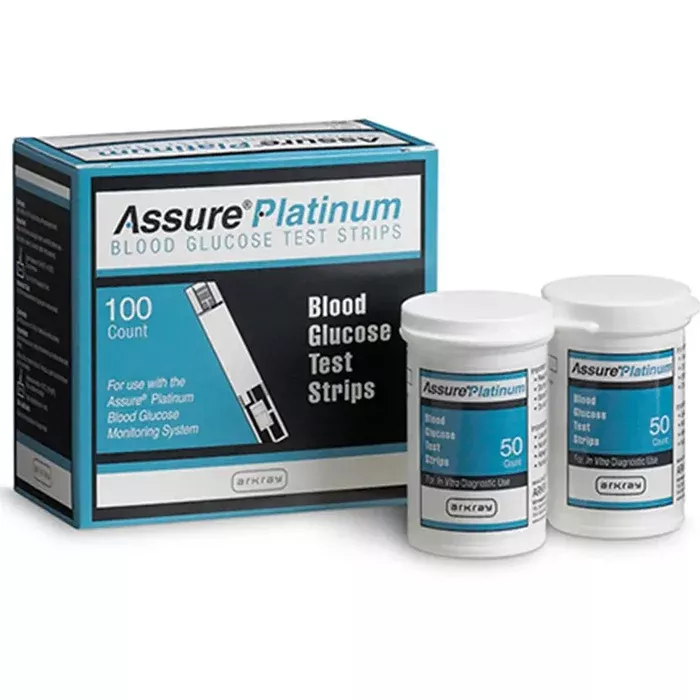 Assure Platinum Blood Glucose Test Strips 100 Count