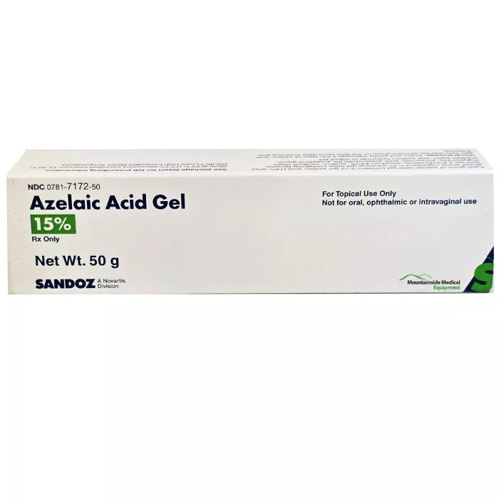Azelaic Acid Gel 15% Topical 50 gram by Sandoz (Rx)