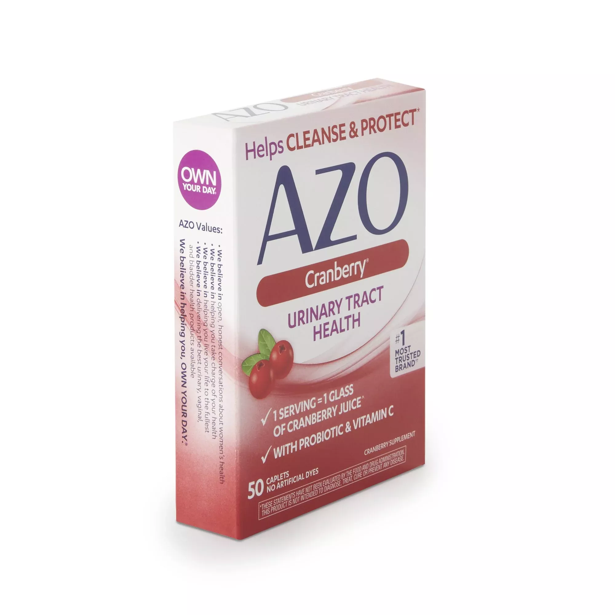 AZO Cranberry Urinary Tract Health Supplement, 1 Box