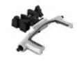 B. Braun Space Pole Clamp, 1 Each