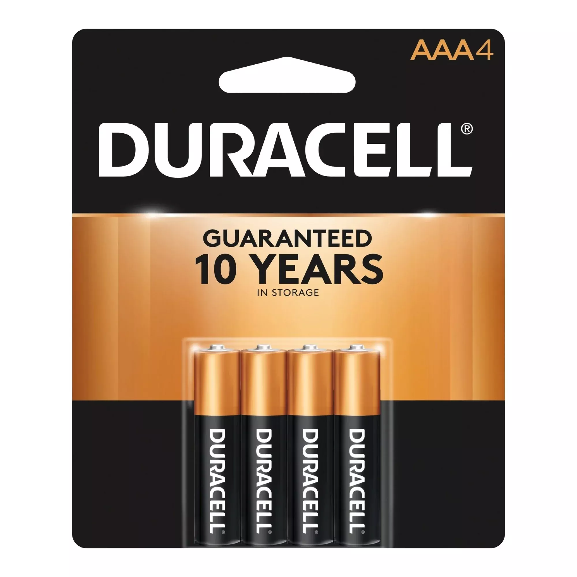 BATTERY, DURCELL ALKALINE AAA (4/PK)