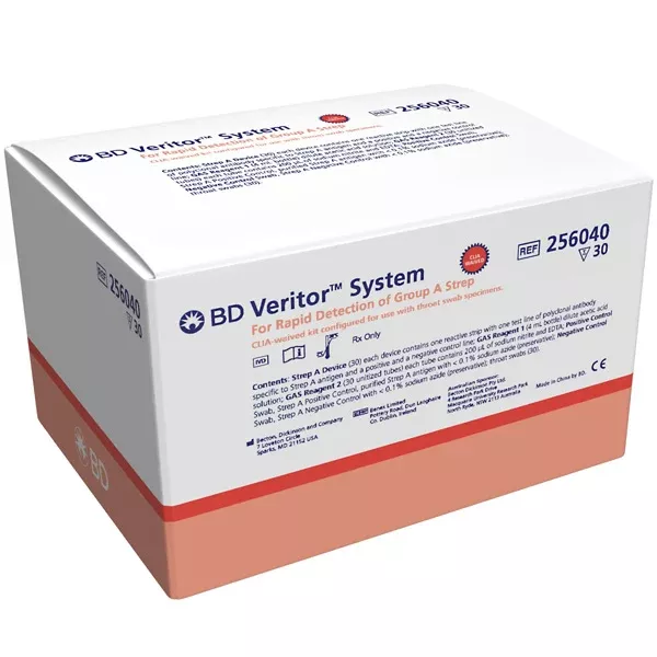 BD Veritor System for Rapid Strep A Testing Kit, 30 Test Box