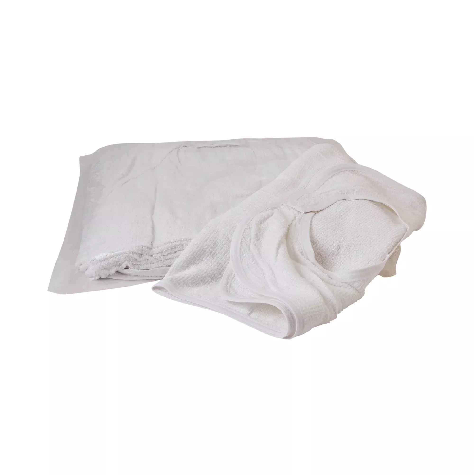 Beck's Classic Terry Adult Bib, White, 1 Dozen