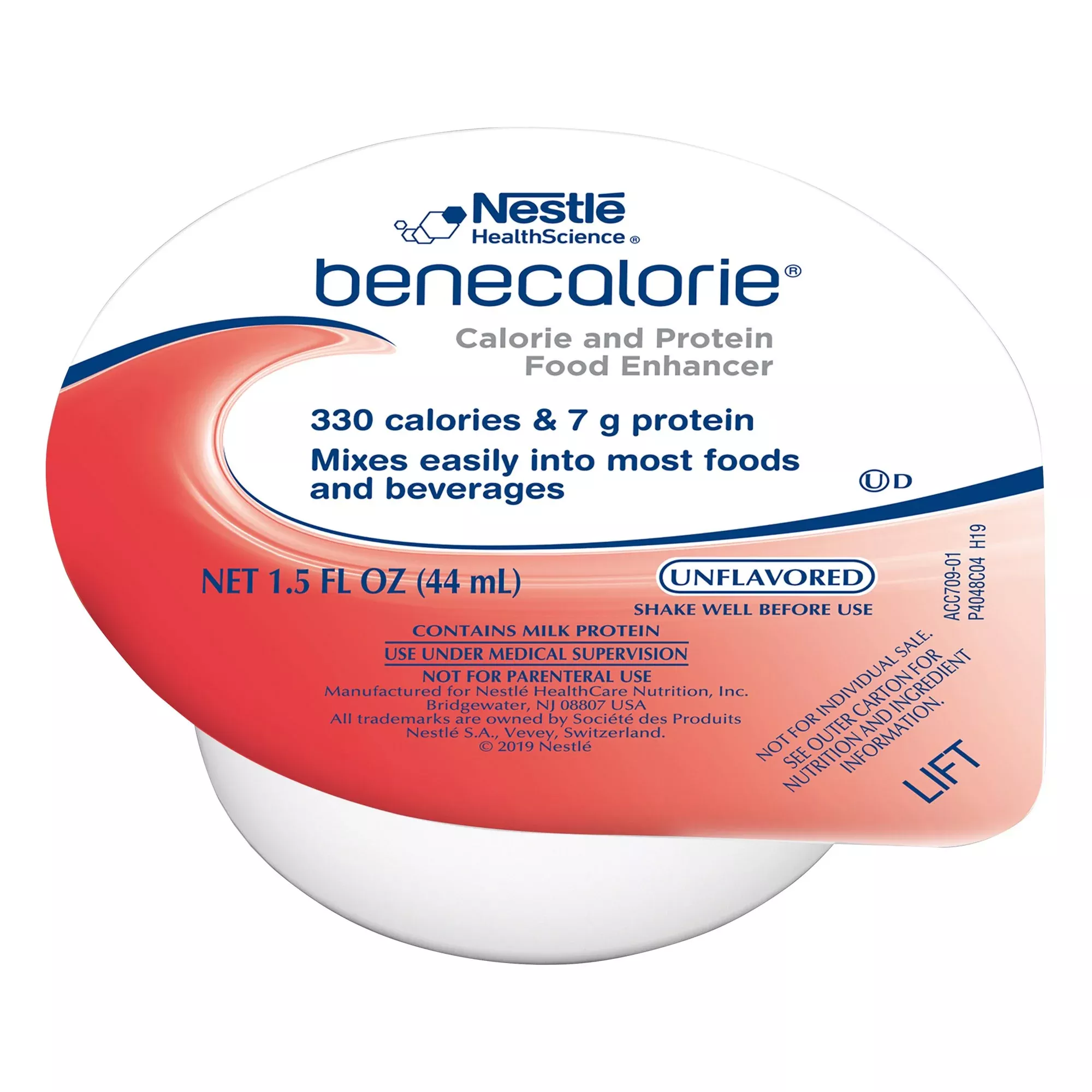 Benecalorie Ready to Use Calorie and Protein Food Enhancer, 1.5-ounce Cup, 1 Case of 24