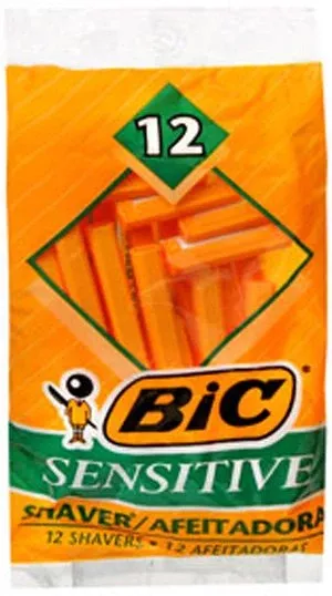 Bic Sensitive Razor, 1 Pack of 12