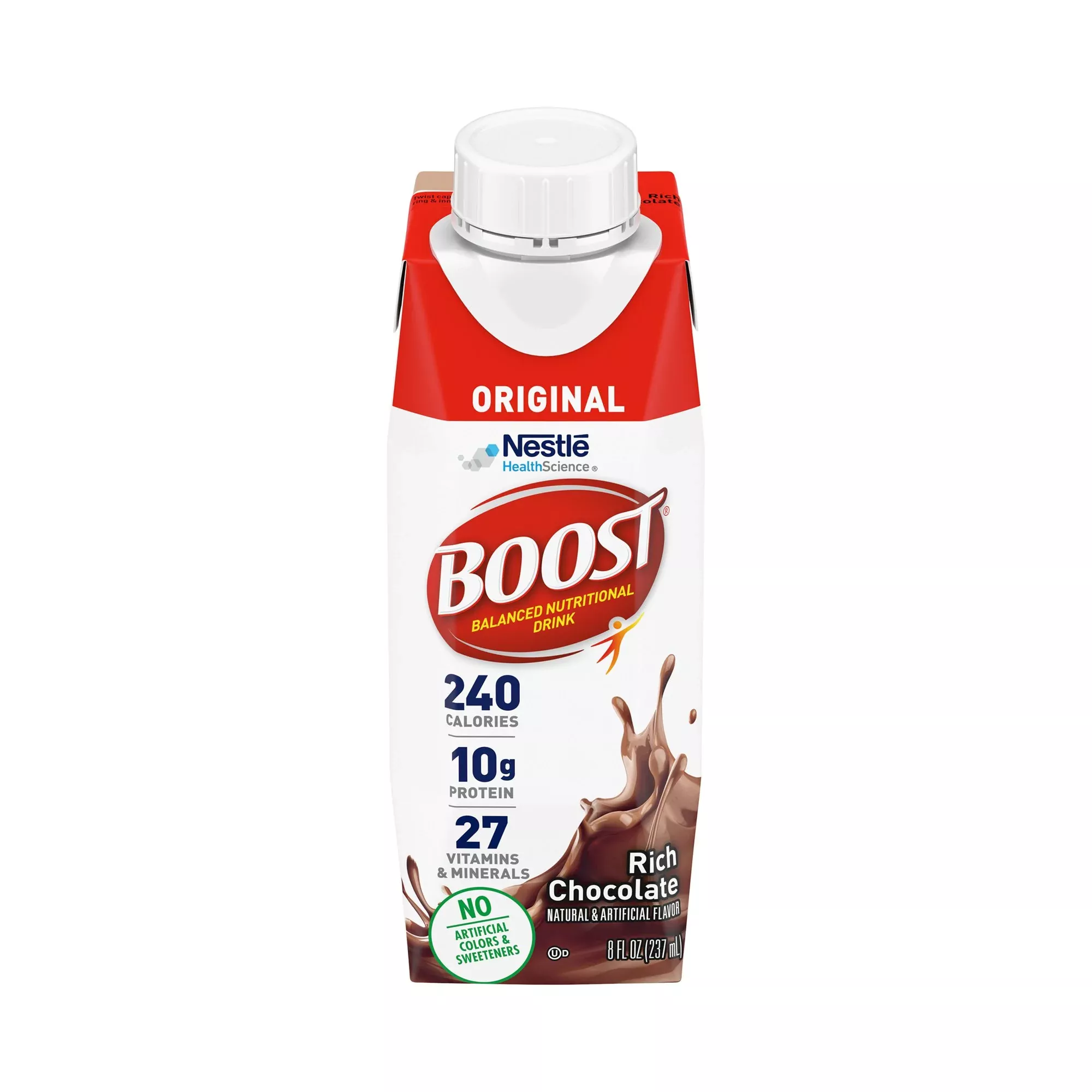Boost Original Chocolate Oral Supplement, 8 oz. Carton, 1 Each