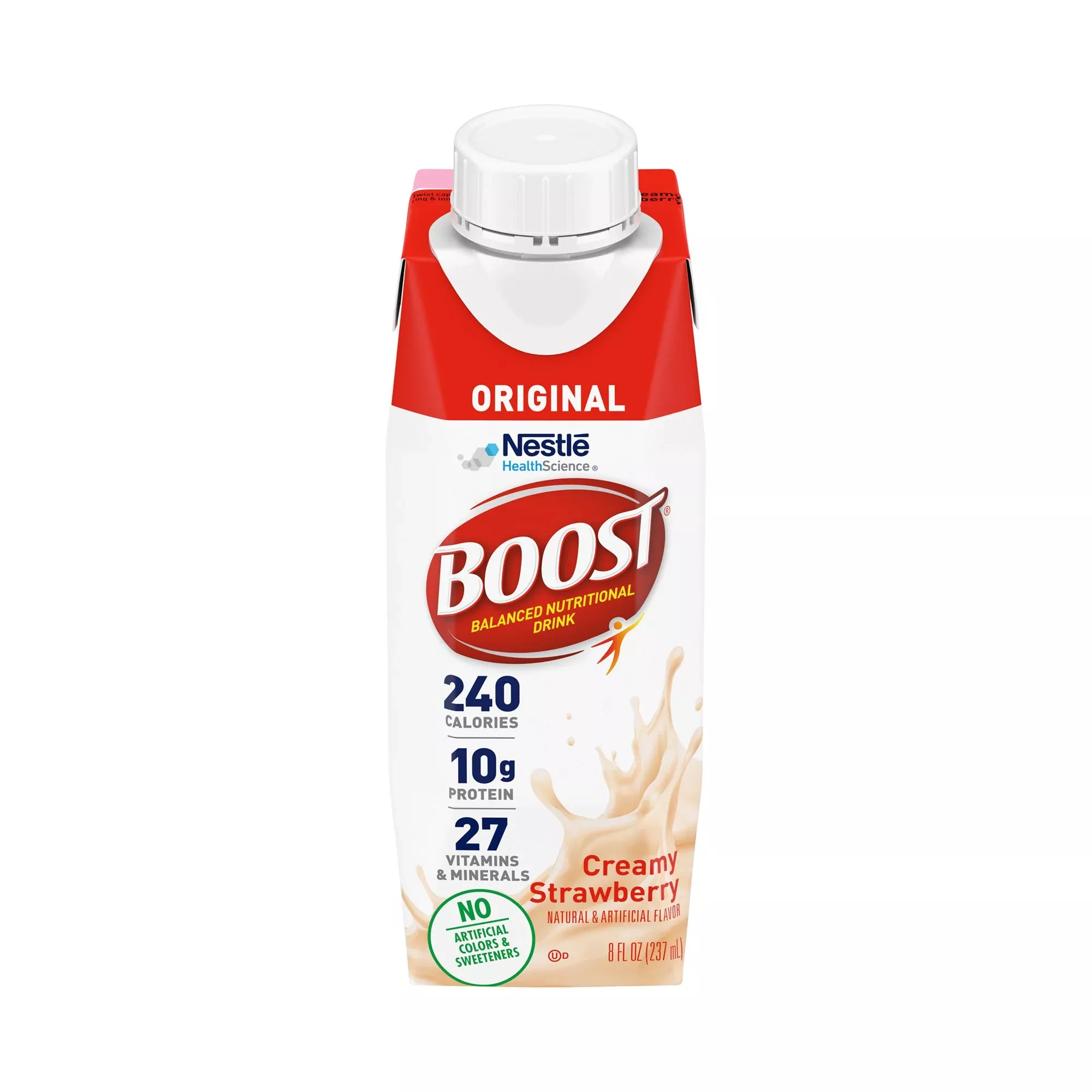 Boost Original Strawberry Oral Supplement, 8 oz. Carton, 1 Case of 24