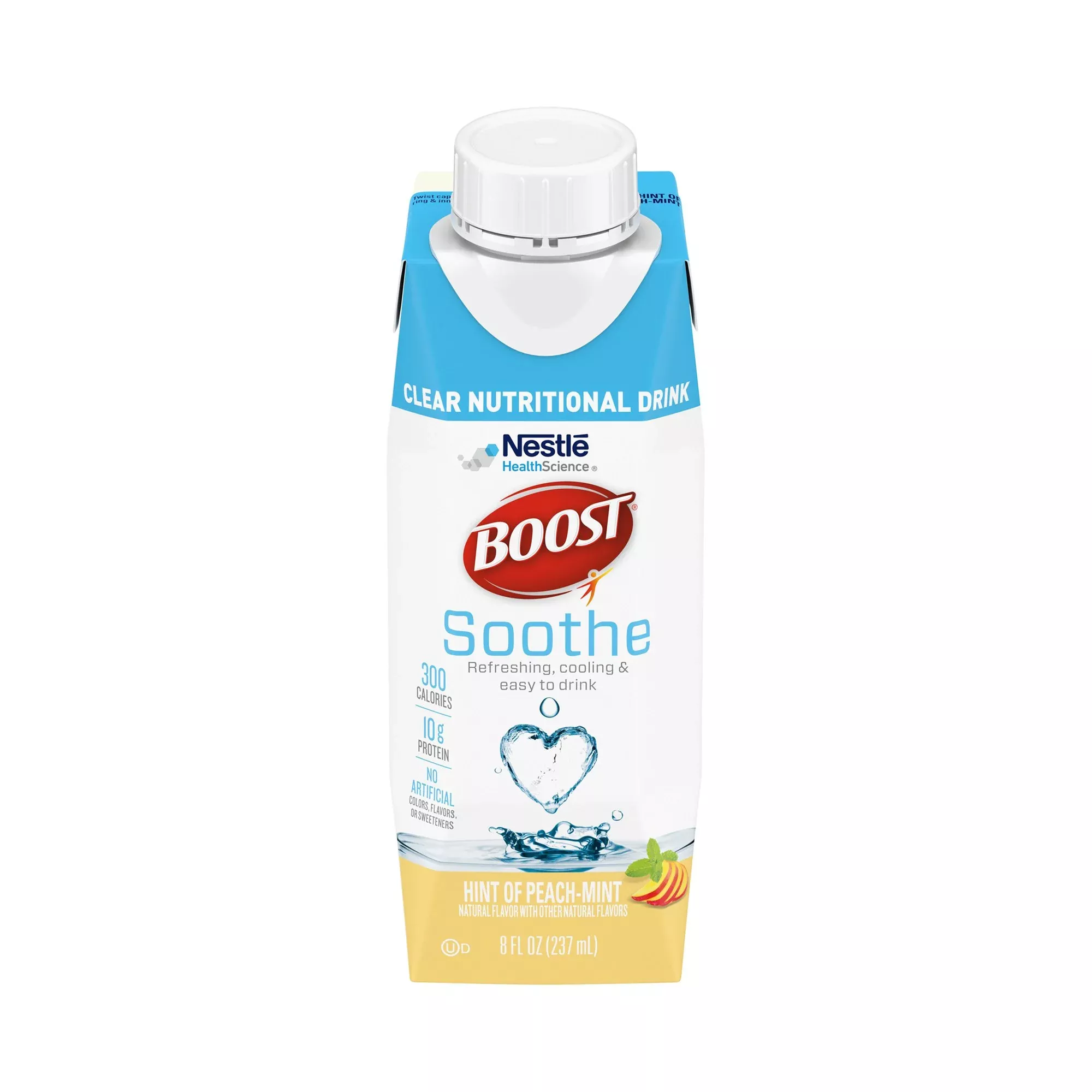 Boost Soothe Peach Mint Oral Supplement, 8 oz. Carton, 1 Each
