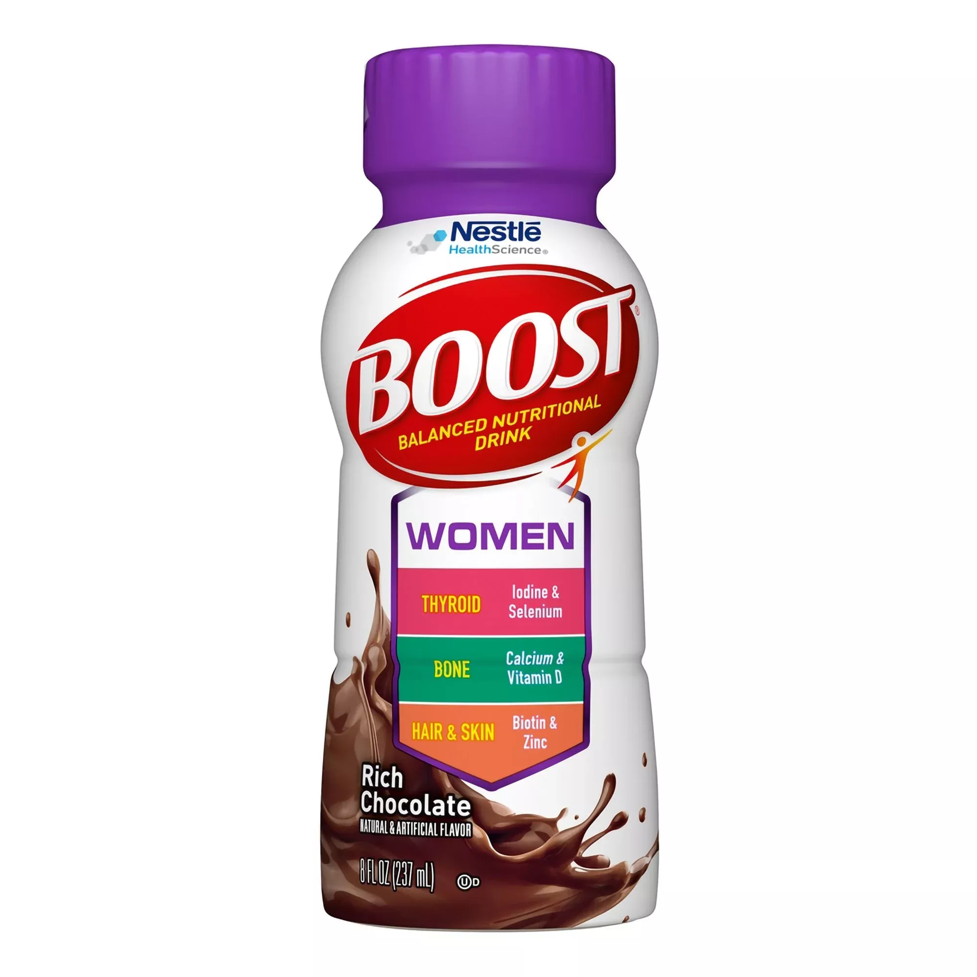Boost Women Chocolate Oral Supplement, 8 oz. Bottle, 1 Pack of 6