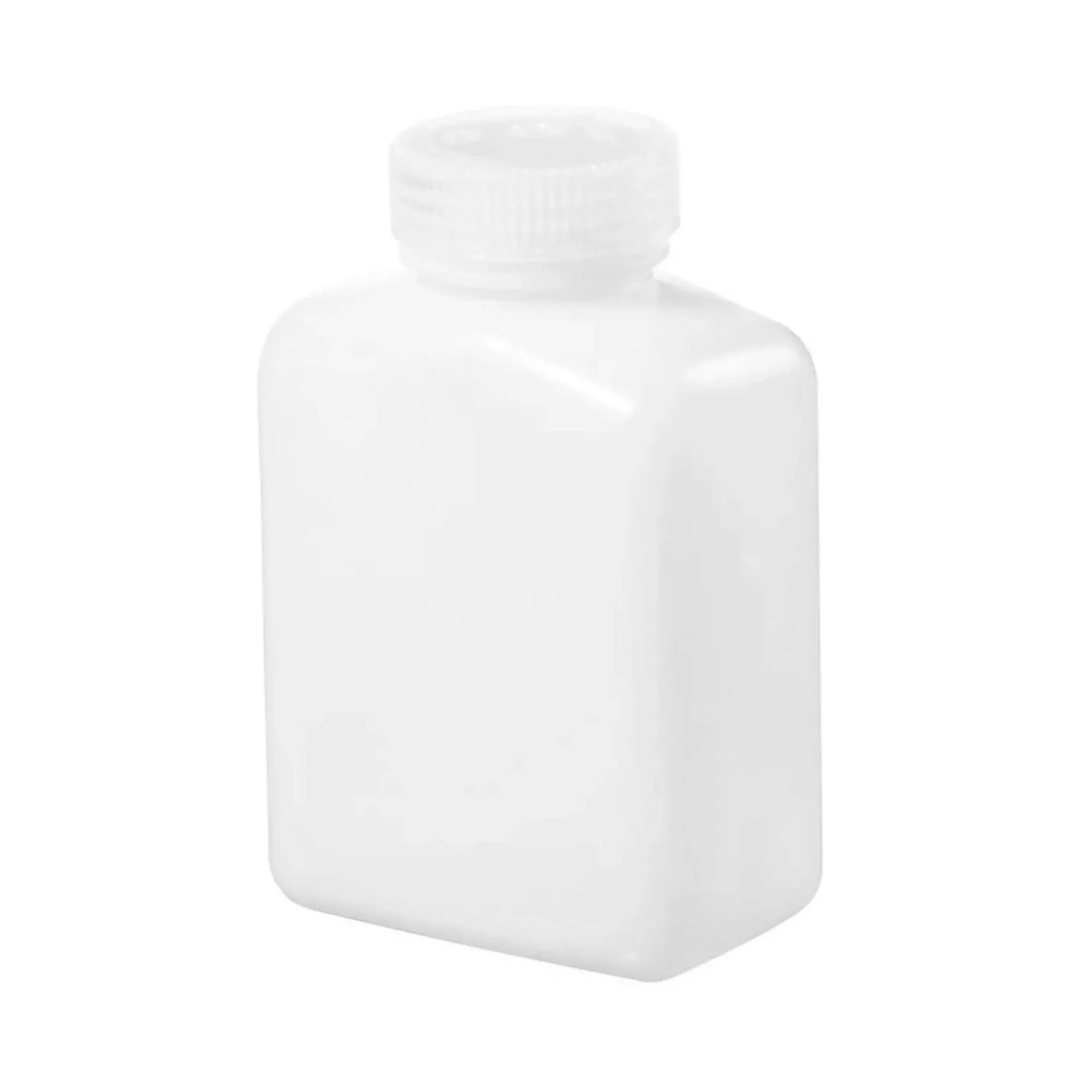 BOTTLE, WIDE MOUTH RECTGL HDPE500ML (48/CS)