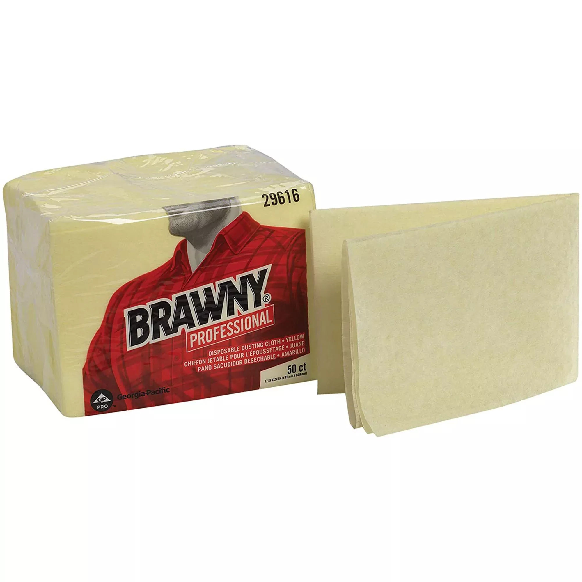 Brawny Industrial Dust Cloth, 1 Case of 200