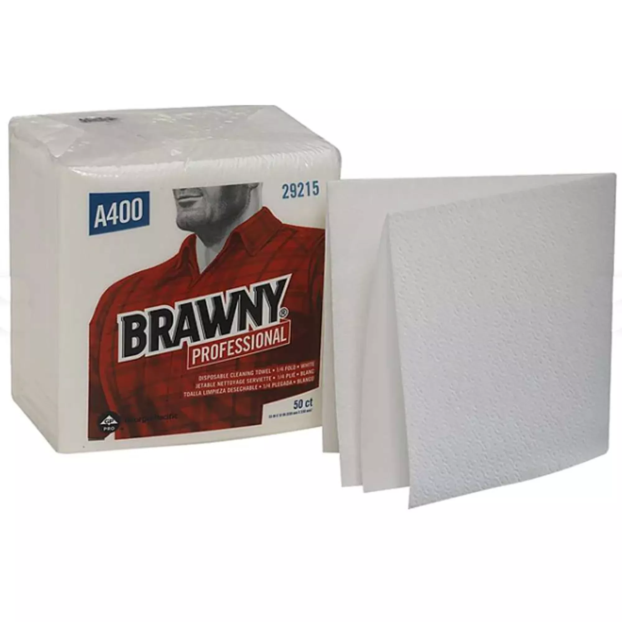 Brawny Professional Disposable Cleaning Towel, 1 Case of 16