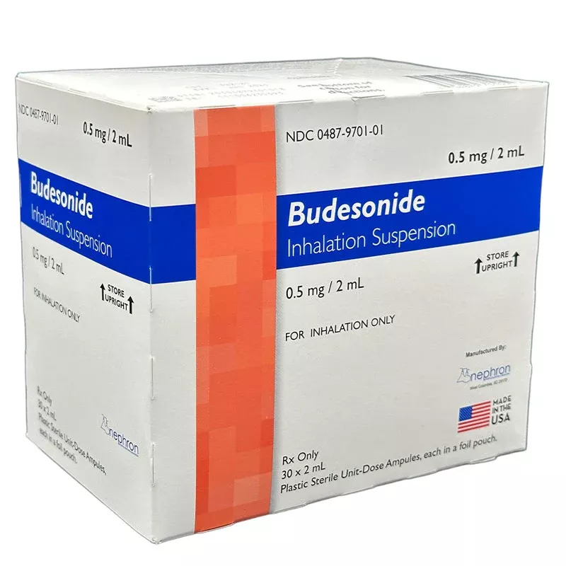 Budesonide Inhalation Suspension 0.5 mg/2 mL Nebulizer Solution 0.5 mL x 30 Vials (RX)