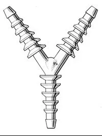 Busse Hospital Disposables Tubing Connector, 1 Case of 120
