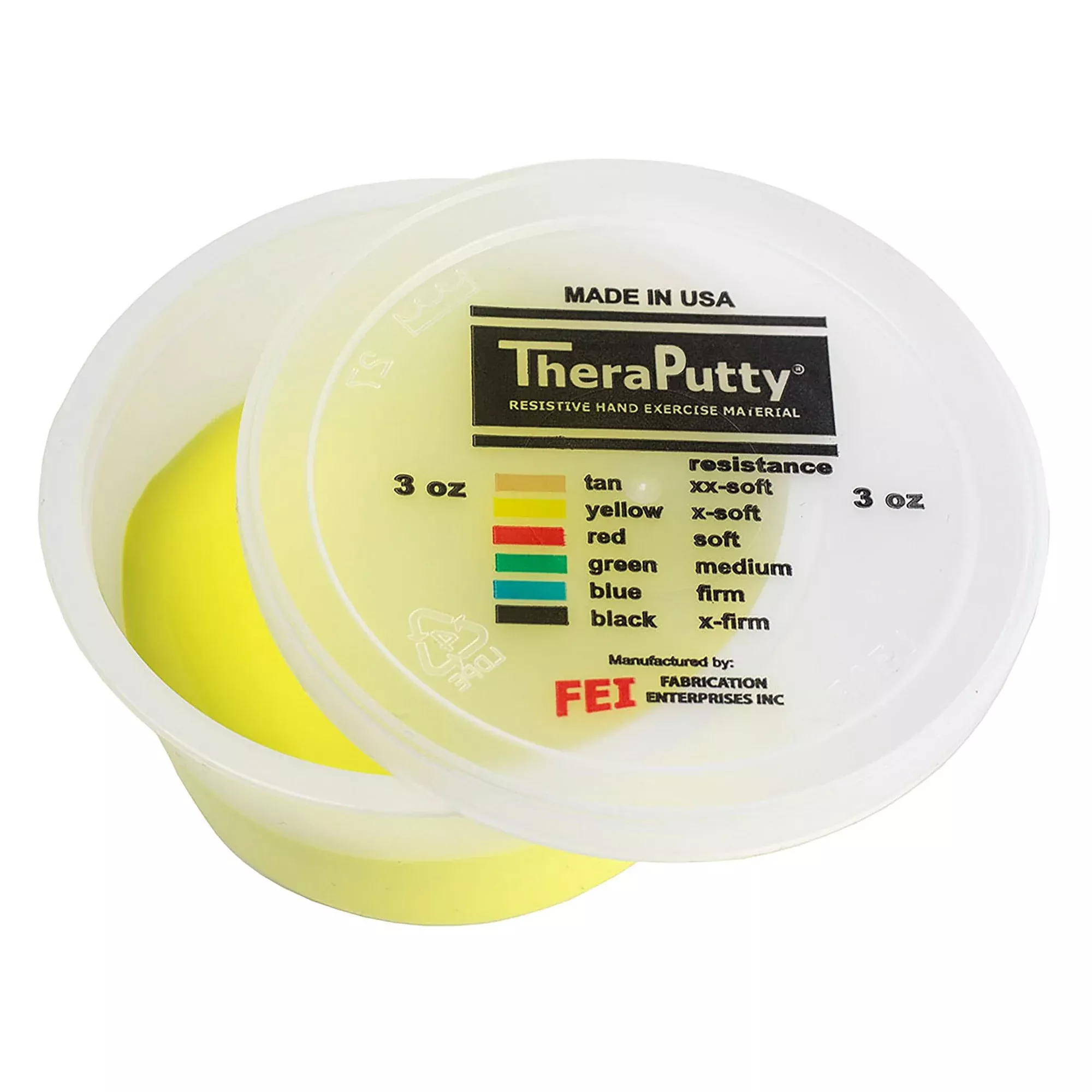 CanDo TheraPutty™ Exercise Material, Yellow, Extra-Soft, 3 oz., 1 Each