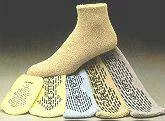 Care-Steps Single Tread Slipper Socks, Medium, 1 Case of 48