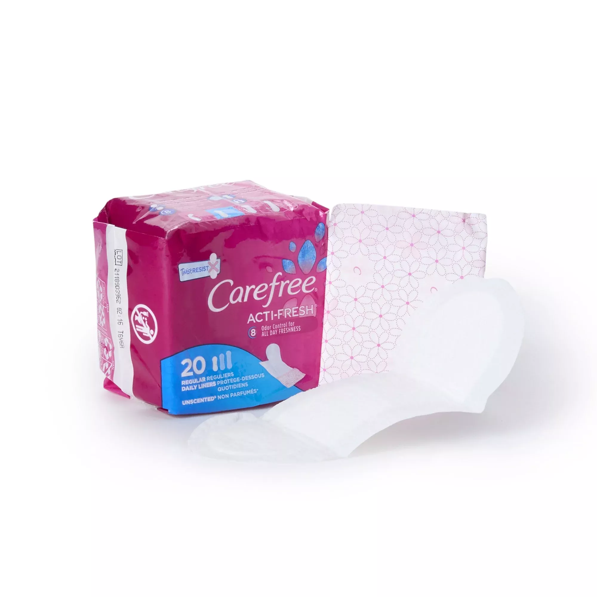 Carefree Acti-Fresh Liners, Regular, 1 Box
