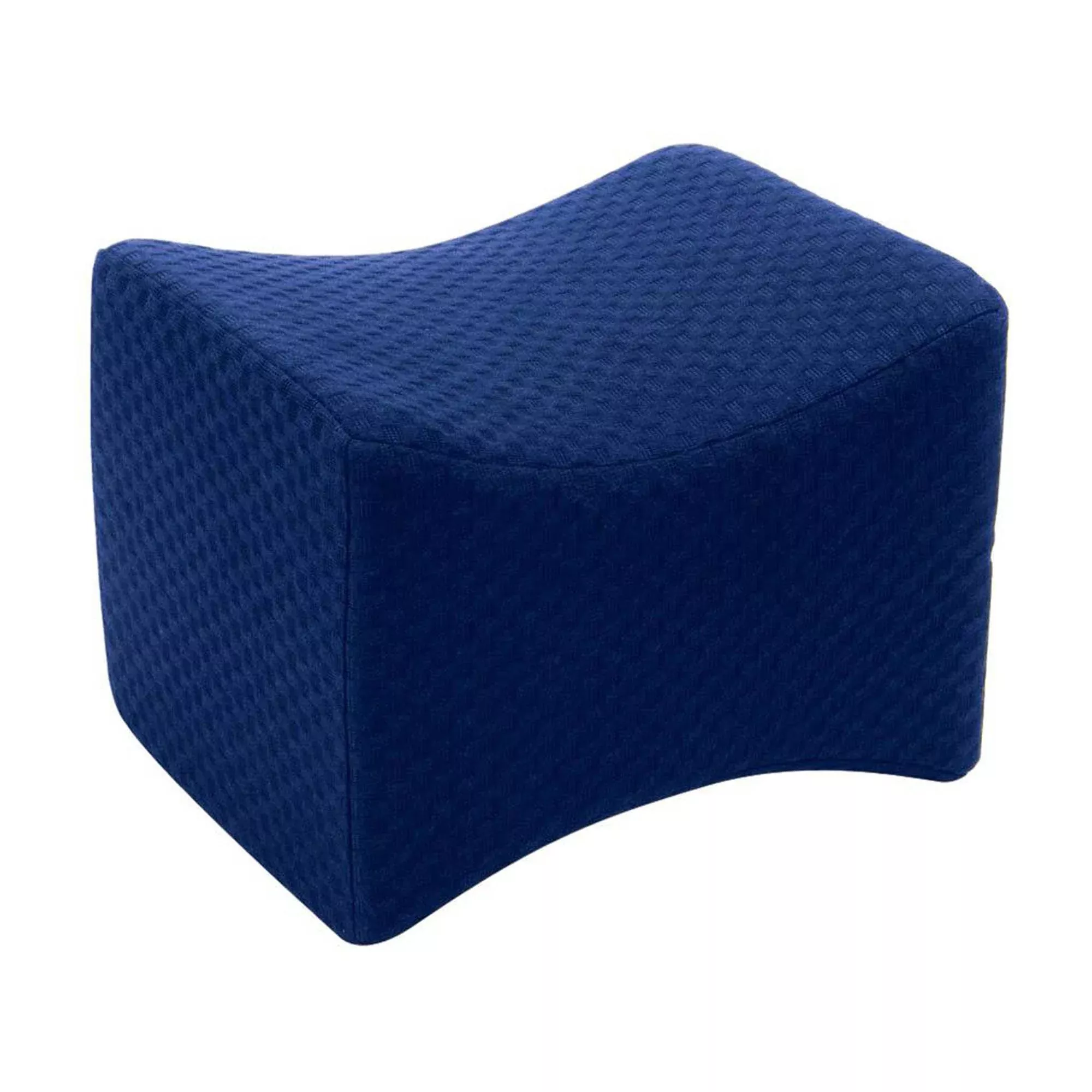 Carex Healthcare Knee Pillow , Memory Foam, 10.5 in. L x 7.75 in. W x 8 in. H, Navy, 1 Each