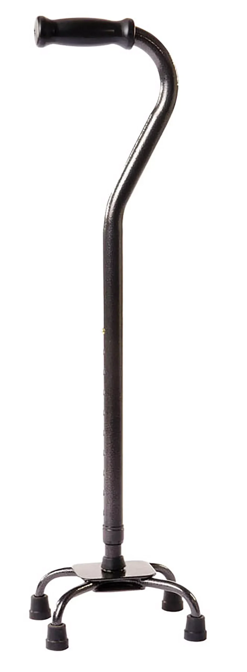 Carex Heavy Duty Small Base Xtra Quad Cane, Black, 1 Each