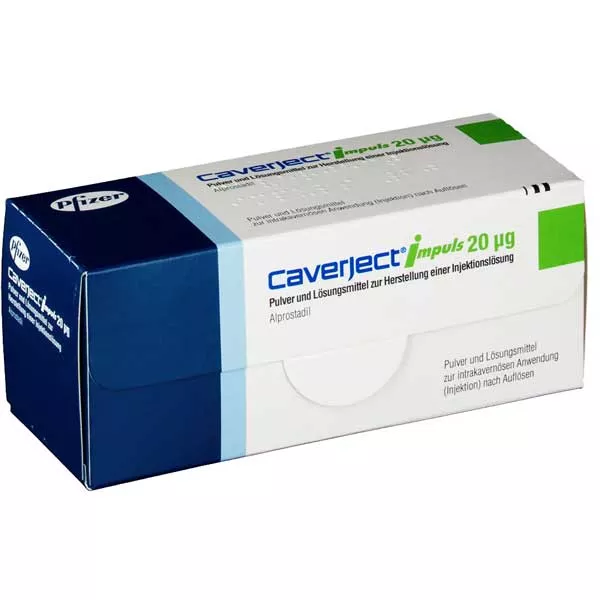 Caverject Impulse Alprostadil Kit 20 Microgram, 2 Count (Rx)